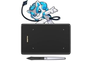 HUION H420X OSU Drawing Tablet Upgrade Version of HUION 420 Drawing Pad with 8192 Levels Pressure Battery-free Pen, Digital Writing Tablet Compatible with Linux/Window/Mac/Android for OSU Game