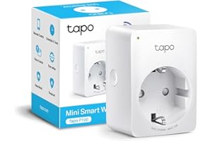 Tapo P100 Presa Intelligente WiFi Smart Plug, Compatibile con Alexa e Google Home, Programmazione, Controllo Remoto tramite APP, 10A, 2300W