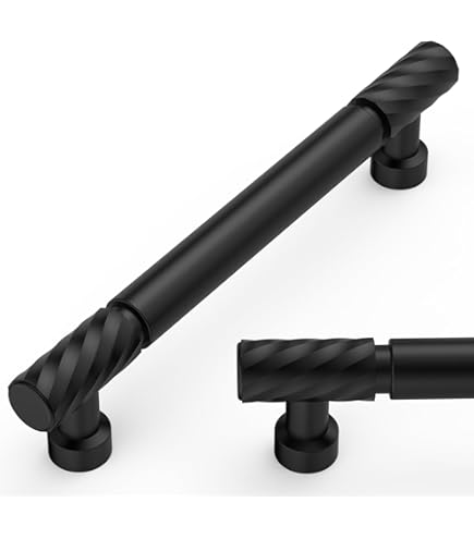 Maniglie Per Mobili Cucina 10 Pezzi - Nero, Distanza Fori 96mm, Acciaio Zincato - Foto 6