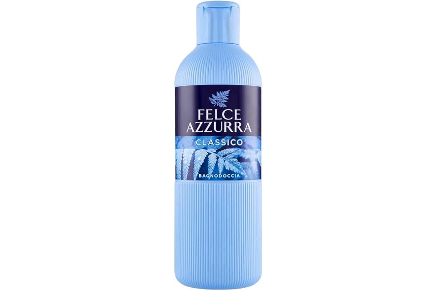 Felce Azzurra, Bagnoschiuma Profumato Classico, 650 ml | Detergente delicato e idratante per pelle morbida, note di rosa, lav