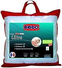 Dodo Maxiconfort Ultra Oreiller Uni Classique Blanc 60 x 60 cm Synth&eacute;tique Medium