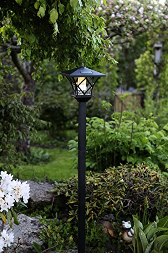 LED-Solarleuchte, variable Höhe ca.25 – 140 x 17 cm, 2 warm white LED mit Solarpanel, incl. Akku, Outdoor - 2