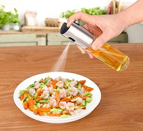 (3Pcs)Oil Sprayers - Stainless Steel Bottle Glass Oil Pot Barbecue Spray Bottle Spray Bottle Spray Canvinegar Bottle Oil Dispenser For Barbeque Salard Cooking Baking Roasting Grilling Frying Kitchen