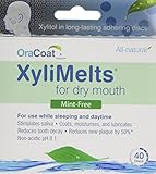 OraCoat XyliMelts Mint-Free for Dry Mouth, 40-Count
