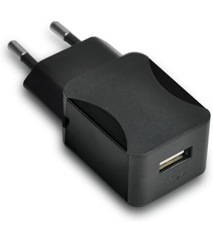 PRUNUS Caricatore USB Da 5V 1A Per Radio, Altoparlanti E Power Bank – Alimentatore A Parete Nero - 3