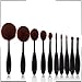 Bessky 10PC/Set Toothbrush Style Eyebrow Brush Foundation Eyeliner Makeup Brushes