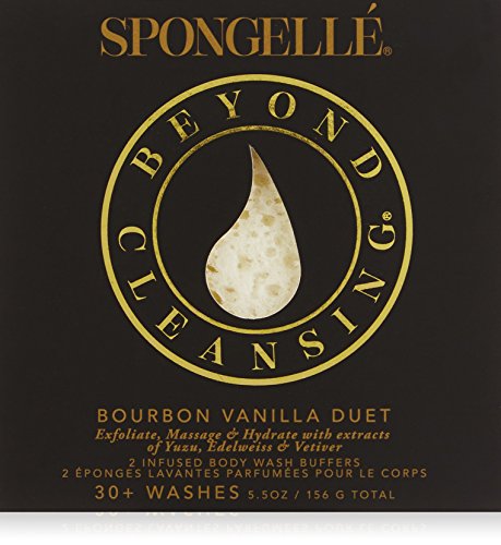 Spongellé Duo Infused Body Wash Buffers, Bourbon Vanilla 291 g