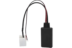 Fydun Adaptateur Auxiliaire Bluetooth, Câble Adaptateur de Câble Stéréo AUX Radio RD4 Module Bluetooth Adapté pour C2 C3 C4 C5 C6 Berlingo