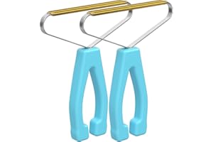 HAYRUOY Confezione da 2 rasoi per la rimozione dei peli di animali domestici, spazzola magica anti-peli, spazzola per pelucchi, riutilizzabile per tappeti, letto, divano, vestiti, peli di cani e gatti