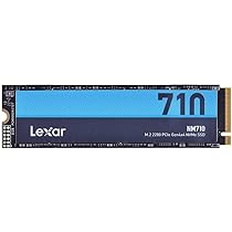 LEXAR　NM710　M.2 2280 PCIe Gen4×4　SSD　2TB Lexar® NM710 M.2 2280 PCIe Gen4x4 NVMe SSD | Lexar