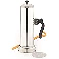 Nakshathra Stainless Steel Puttu Maker/Puttu Kodam with Lid - 1 Unit (16cm)