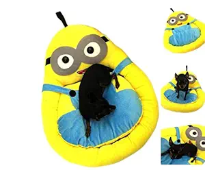 Douge Couture Minion Dog Bed(Large)