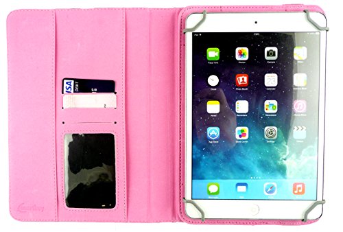 Emartbuy® Dragon Touch Y88X 7 Zoll Tablet PC Quad Core Universalbereich Multi-ColouRot Owls Multi Winkel Folio Executive Case Cover Wallet Hülle Schutzhülle mit Kartensteckplätze + Hot Rosa Eingabestift - 6