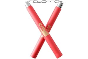 AUFIKR Portable Foam Nunchucks, Training Nunchakus Suitable for Kids & Beginners Practice and Training R00D1