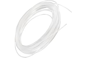 Othmro 1pc Heat Shrink Tubing, Ratio 2:1 Electric Insulation Tube, 3mm ID Heat Shrink Sleeving 10m Length Cable Protector (Transparent)