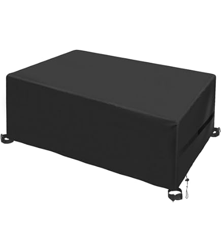 Funda Para Mueble De Jardin Impermeable 180x140x95cm/Largo X Ancho X Alto Tela Oxford 420D Funda Para Muebles De Patio Resistente Al Viento Resistente Al Frío Anti-UV Funda Para Mesa Sofá Exterior