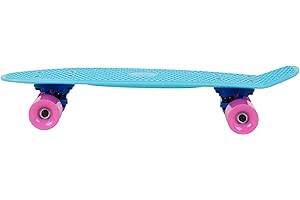 MEDIABLUE Skateboard Mini Cruiser Board, Komplettboard, Retro-Style für Kinder & Jugendliche, Komplettboard, Pennyboard, Anfänger