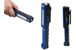 NightSearcher i-Spector Pocket Rechargeable 10W LED Inspection Lamp with Clip and Magnetic Base, Narrow and Wide Beam
