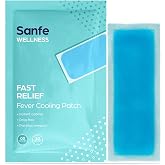 Sanfe Fever Cooling Patch | Fast Relief | Instant cooling, drug free, painless removal | Relief in 10 minutes | No side effec