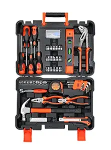 BLACK+DECKER BMT154C Hand Tool Kit (154-Piece) for Home DIY and Professional use