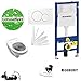 Produktbild Geberit Duofix UP 320 Vorwandelement, V&B Saval WC Komplettset + Deckel Softclose, Lotusclean Sigma 01 Drückerplatte weiss