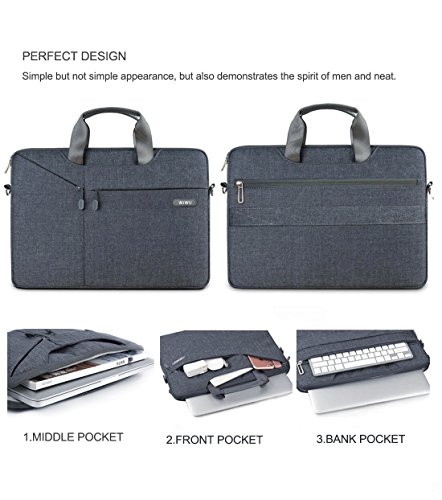 WIWU Tablet Tasche  12 Zoll Schultertasche  Wasserdichte Nylon Laptop Tasche Aktentasche f  r MacBook Air 11 6   Pro Retina 12  Oxford Sleeve   Surfac