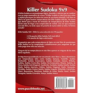 Killer Sudoku 9x9 - Difícil - Volumen 4 - 270 Puzzles