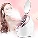 OKACHI GLIYA Facial Steamer Face Steamer Nano Ionic Hot Mist Sprayer and Sauna Inhaler Spa Opening Pores Portable and Professional Skin Care for Blackhead & Acne & Sinus Treatment - Rose Gold