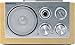 Produktbild Retro Radio, spielt auch MP3, nur 5Watt Verbrauch (mit ausziehbarer Antenne, buche)