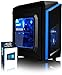 Produktbild VIBOX Killstreak GL530-12 Gaming PC - 4,1GHz Intel i5 Quad Core CPU, GT 730 GPU, preiswerte, Familien, Multimedia, Desktop Gamer Computer mit Spielgutschein, Windows 10, Blau Innenbeleuchtung, lebenslange Garantie* (3,5GHz (4,1GHz Turbo) Superschneller Intel i5 7600 Kabylake Quad 4-Core Prozessor CPU, Nvidia GeForce GT 730 2GB Grafikkarte GPU, 16GB DDR4 2133MHz RAM, 1TB (1000GB) SATA III HDD 7200rpm Festplatte, 400W 85+ Netzteil, CIT F3 Blau Gaming Geh§use, Intel B250 LGA1151 Mainboard)