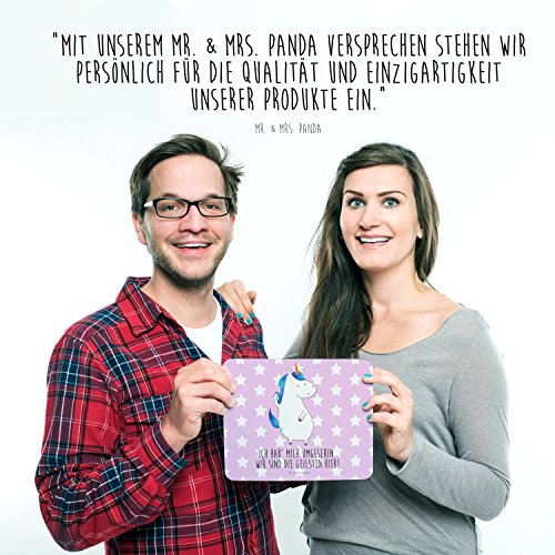 Mr. & Mrs. Panda Mauspad Druck Einhorn Mann – 100% handmade in Norddeutschland – Einhorn, Einhörner, Unicorn, cool, Mann, Freundin, Familie, bester Freund, BFF, Party, hübsch, beste Mouse Pad, Mousepad, Computer, PC, Männer, Mauspad, Maus, Geschenk, Druck, Schenken, Motiv, Arbeitszimmer, Arbeit, Büro Einhorn, Einhörner, Unicorn, cool, Mann, Freundin, Familie, bester Freund, BFF, Party, hübsch, beste - 5