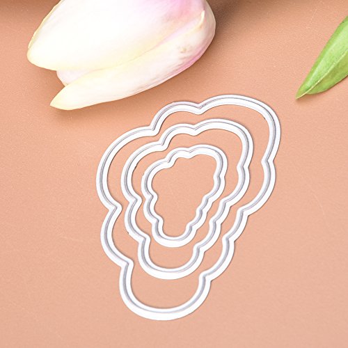 Blue Vessel 3pcs Scrapbooking DIY Wolke Schneidvorlagen Papierkarten Dekor Schneiden Schablone - 5
