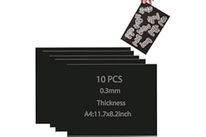 OTCRAFT Lot de 10 Feuilles magnétiques A4 pour Loisirs créatifs, 21 x 29,7 cm, pour Loisirs créatifs, aimants de réfrigérateur, Matrices de découpe, dossiers d'art,
