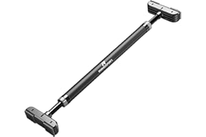 RHINOSPORT Door Pull Up Bar Doorway Chin Up Bar from 72-95 cm (28.3in-37.4in) Workout Equipment No Screws