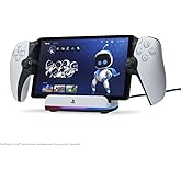PowerA Charging Station for PlayStation Portal&trade; Remote Player with Lumectra&trade;, RGB Lighting, USB Powered, Magnetic Charger, Ch