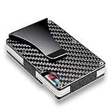 UNVERWECHSELBARES ALLEINSTELLUNGSMERKMAL - Das minimalistische 360° Business Portemonnaie mit Aluminium -Design sieht sehr edel und elegant aus. Egal wo Sie sind, die Augen werden auf Ihr flaches Visiten-Kartenetui gerichtet sein. Ziehen Sie die Blicke auf sich und strahlen Sie im Rampenlicht.