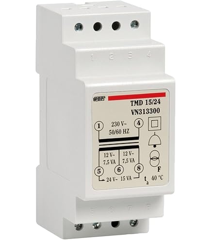 TRM C 15/12 Trasformatori Modulari Per Campanelli, Potenza 15 VA, 2 - Foto 7