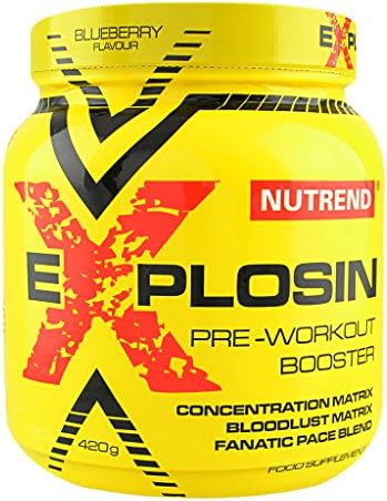 Hardcore Pre Workout Booster / NUTREND EXPLOSIN 420 GR Mirtillo