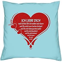  Deko Kissen Mit Füllung Ich Liebe Dich Valentinstag Geschenk Für Frauen Und  Männer Als Geschenkidee Mit