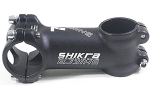 BIKECO Attacco manubrio da 31,8, 7 gradi, 45 mm, 55 mm, 65 mm, 70 mm, 80 mm, 90 mm, 100 mm, 110 mm, 110 mm, per mountain bike, bici da strada, BMX, bici da pista