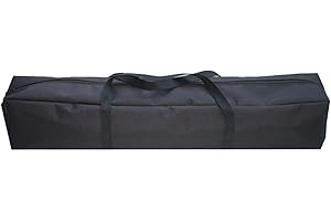 URPIZY Sac de transport en nylon pour trépied et micro - 150 cm - Noir