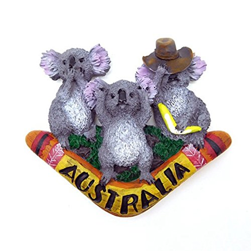 Australia Koala 3D Fridge Magnet - Cute Travel Souvenir & Kitchen Decoration