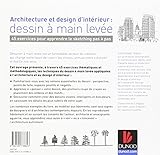 Image de Architecture et design d'intérieur : dessin à main levée - 45 exercices pour apprendre le sketching: 45 exercices pour apprendre le sketching pas
