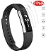 Produktbild MaxKu Fitbit Alta HR Schutzfolie Displayschutzfolie, [3 Stück] HD Transparent Displayschutz Weich Folie Screen Protector Für Fitbit Alta HR