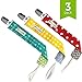 Dummy Clip - 3 Pack - Ziggy Baby 2-Sided Pacifier ClipDesign, Pacifier Holder - Best Dummy Holder for Girls & for Boys, Dummy Clip, Soothie Pacifiers, Pacifers, Baby Bibs - Perfect Baby Shower Gift