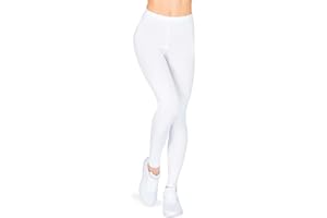 looksy Leggings da Donna in Cotone, opachi, Sportivi, Traspiranti, Pantaloni da Salotto a Figura Intera