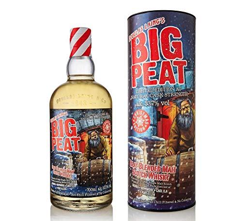 DOUGLAS LAING'S BIG PEAT LIMITED CHRISTMAS EDITION 2019 ISLAY BLENDED MALT WHISKY 70 CL EN UNA CAJA