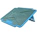 Produktbild Kangsur Laptop Ständer Silent Adjustable Abnehmbar mit 2 Ventilatoren und USB-Schnittstelle,Blue