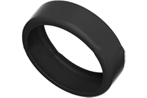 cadciehe Ring Cover Compatible for Oura Ring Protector, Silicone Ring Protector for Oura Ring Gen 3 Working Anti-Slip Out Elastic Cover Universal Size Easy to Use Smart Ring Elastic Sleeve Black S fo