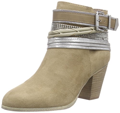 La Strada Women’s Sand suede look bootie Unlined Classics Boots and Bootees Beige Size: 6
